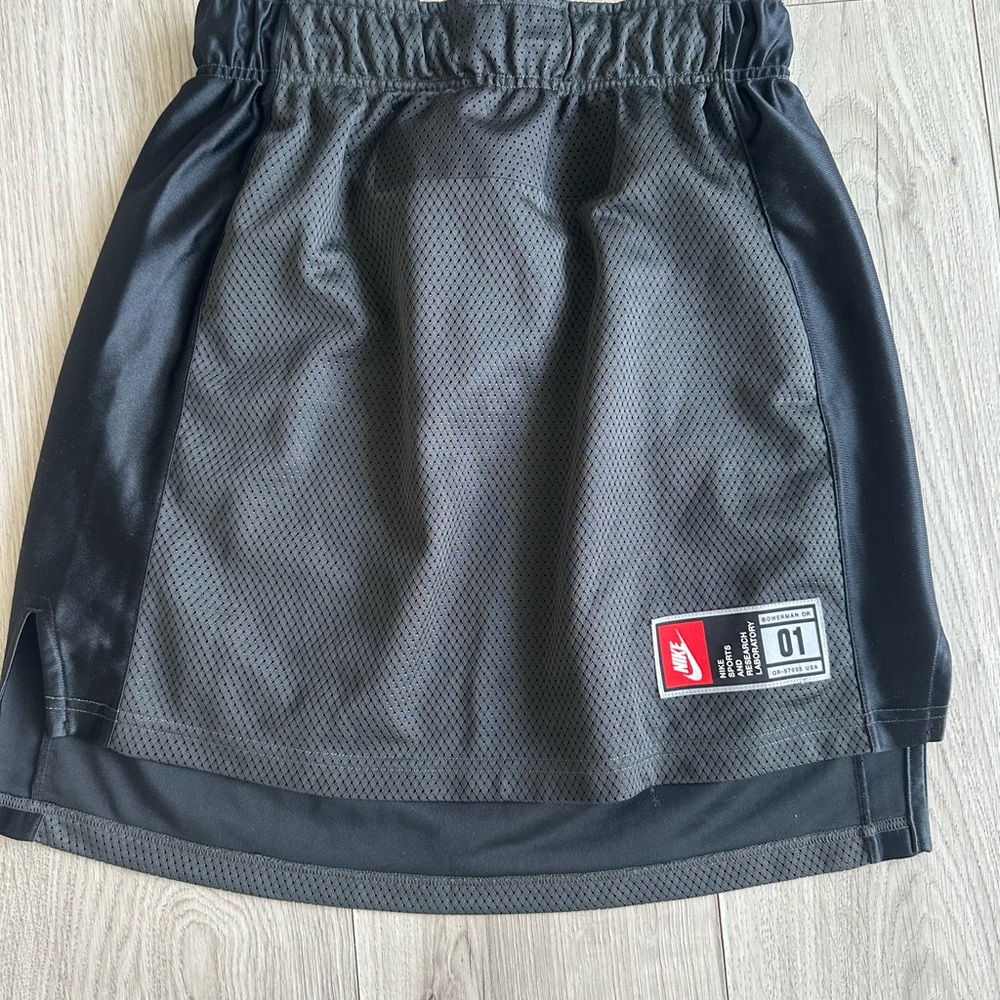 Nike Gray and Black Athletic Skirt
